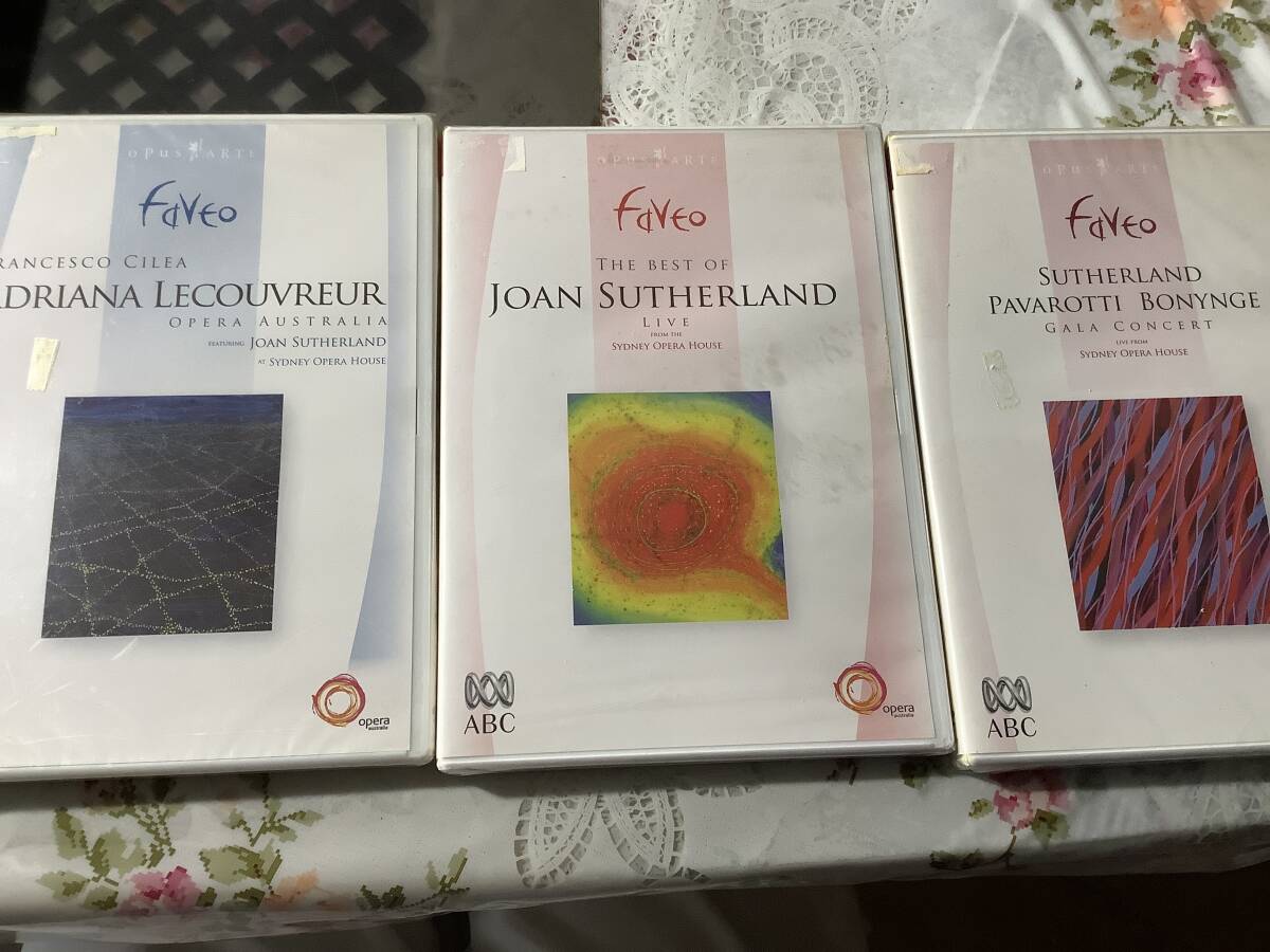 サザーランド  シドニー オペラハウスでの公演  3DVD パバロッティ  ボニング拍卖