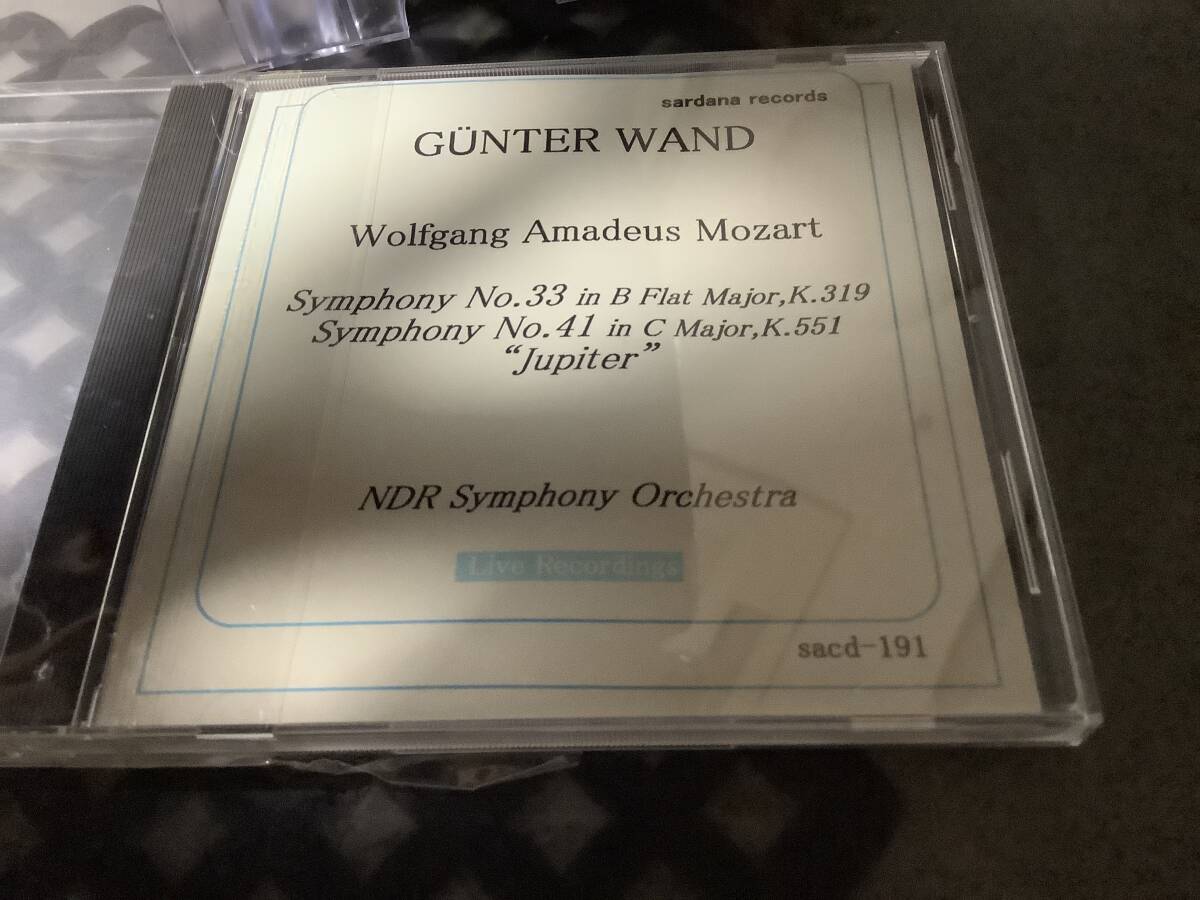 ヴァント  モーツァルト  交響曲第33 ジュピター   北ドイツ放送交響楽団拍卖