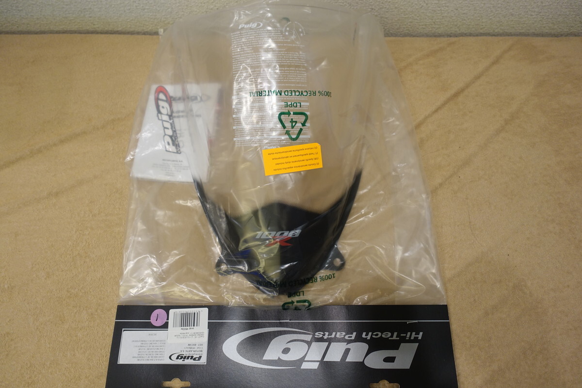 Puig GSX-R1000 (09-16) レーシングスクリーン クリア 4933W 定価19,800円 プーチ拍卖