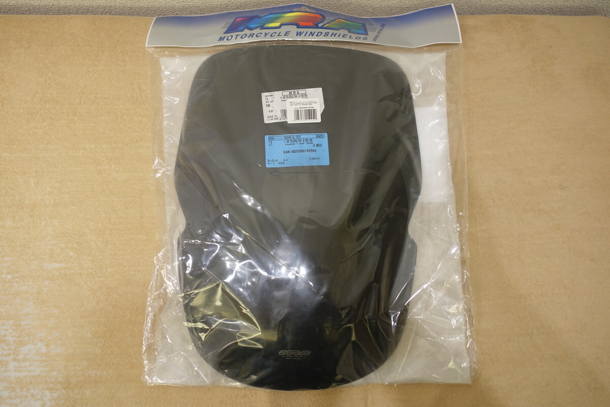 MRA HONDA XRV 750 Africa Twin (93-95) ツーリングスクリーン ブラック 純正長+100mm 定価17,600円 4025066152940拍卖