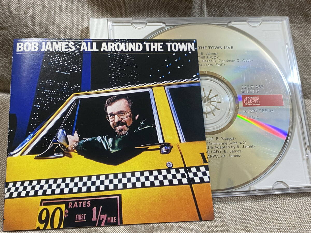 BOB JAMES - ALL AROUND THE TOWN LIVE 32DP468 国内初版 日本盤 廃盤 レア盤拍卖