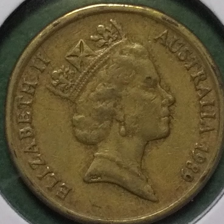 (C-731) オーストラリア 2ドルアルミ銅貨 1989年 ④拍卖