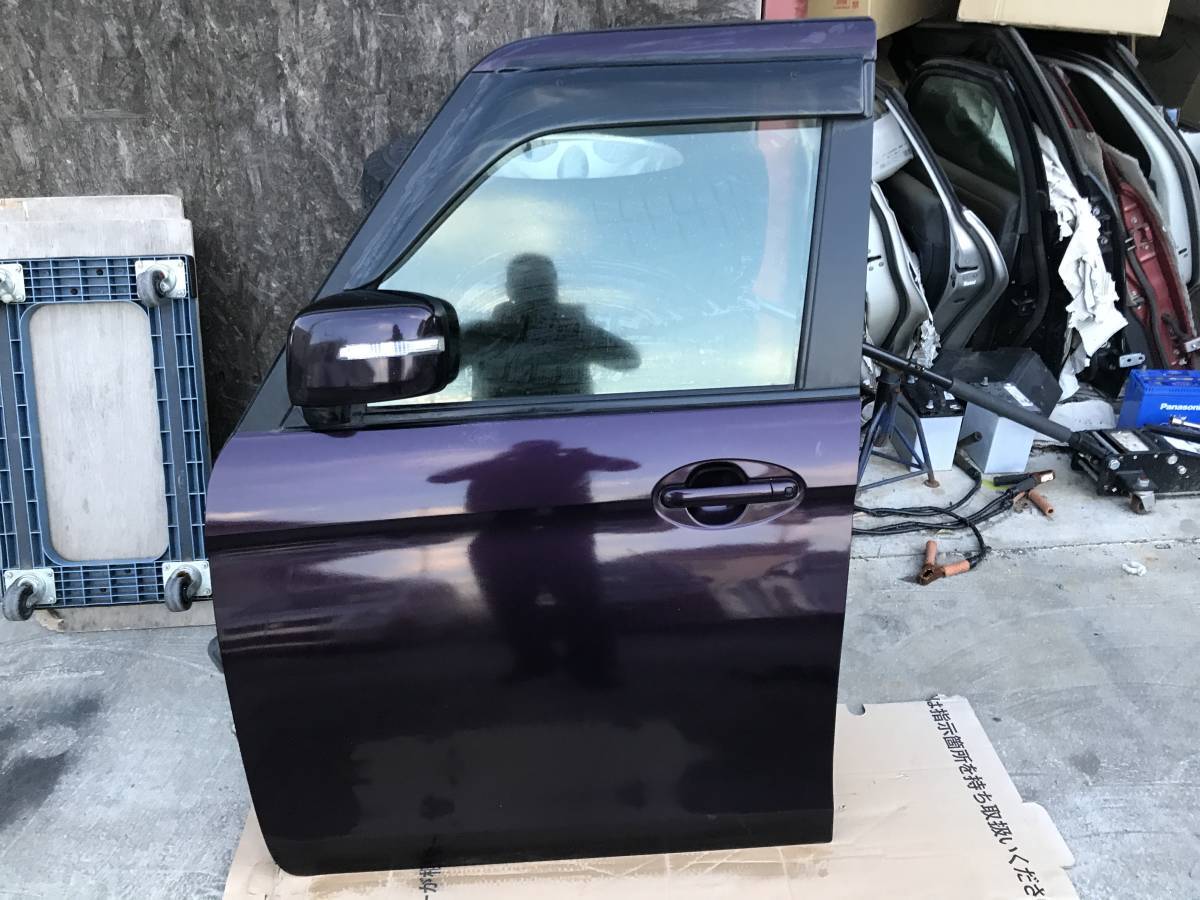スペーシア カスタム MK32S 左フロントドア紫ASSY拍卖