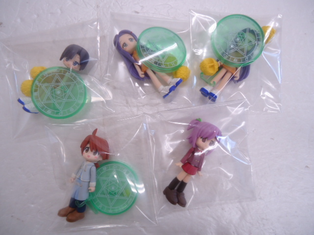 【KCM】TA-156★外箱なし内袋開封済保管品★フィギュメイト 魔法先生ネギま! フィギュア 5個セット レア ネギ先生 子供 チア拍卖