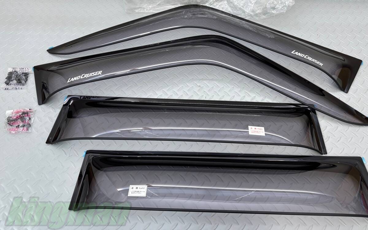 ●新品 未使用●トヨタ 純正品 ランドクルーザー70 GRJ79K GRJ76K RV ワイドサイドウインドウ バイザーセット拍卖
