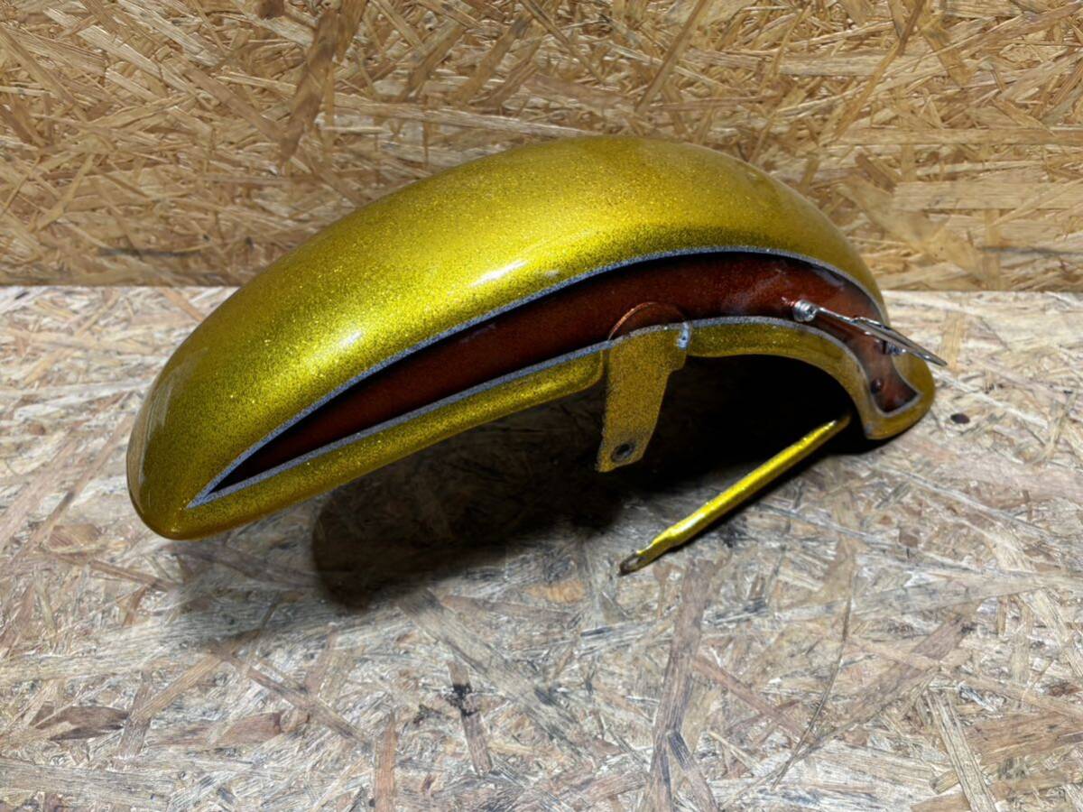 C1000 ダックスシャリーフロントフェンダー カブト/モンキーゴリラ武川キタコデイトナGクラフトc9拍卖