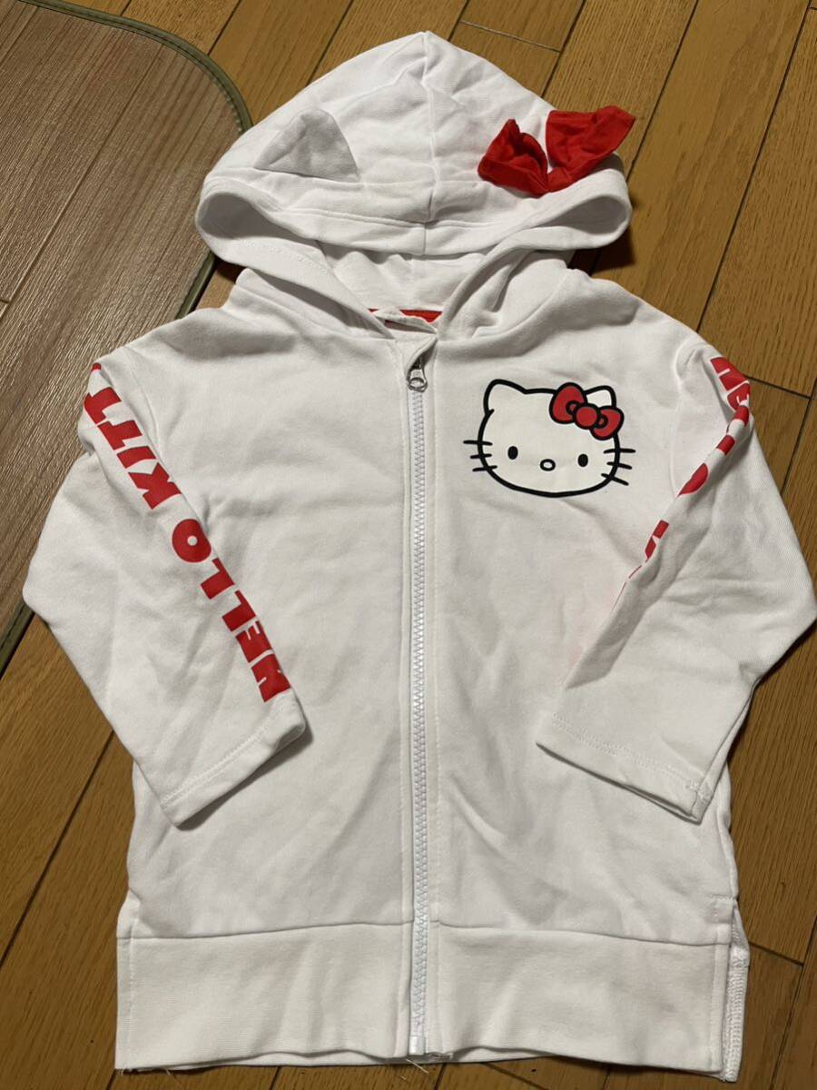 H&M Hello Kitty(キティー)なりきりKID用 110サイズ スウェットパーカー拍卖