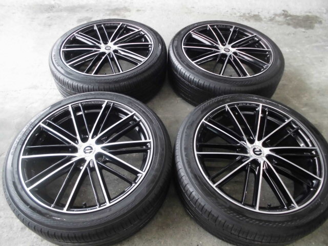 エコフォルム CRS111★225/45R19★アルファード、エクストレイル、C-HR、デリカD5、CX-8、CX-5に!美品&アドバンバリ山4本セット!拍卖