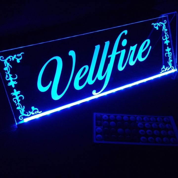 ヴェルファイア④ フルカラーLEDアクリルプレート カスタム ライト トヨタ AGH30 AGH35 AGH40 AGH45 ANH20 ANH25 GGH20 GGH25 GGH30 GGH35拍卖