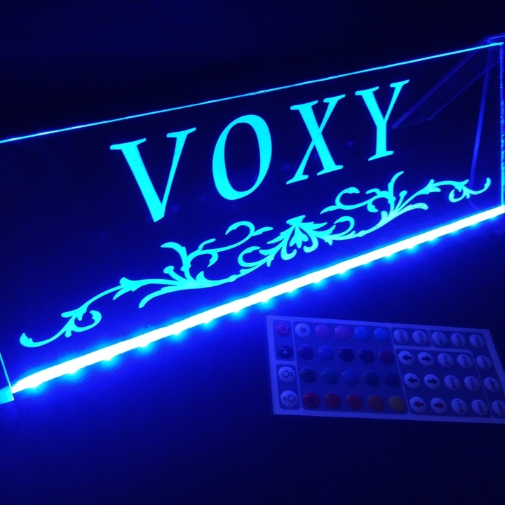 VOXY② フルカラー LEDアクリルプレート ヴォクシー MZRA95 MZRA90 ZWR95 ZWR90 ZRR80 ZRR85 ZWR80 ZRR75 ZRR70 AZR65 AZR60 トヨタ TOYOTA拍卖