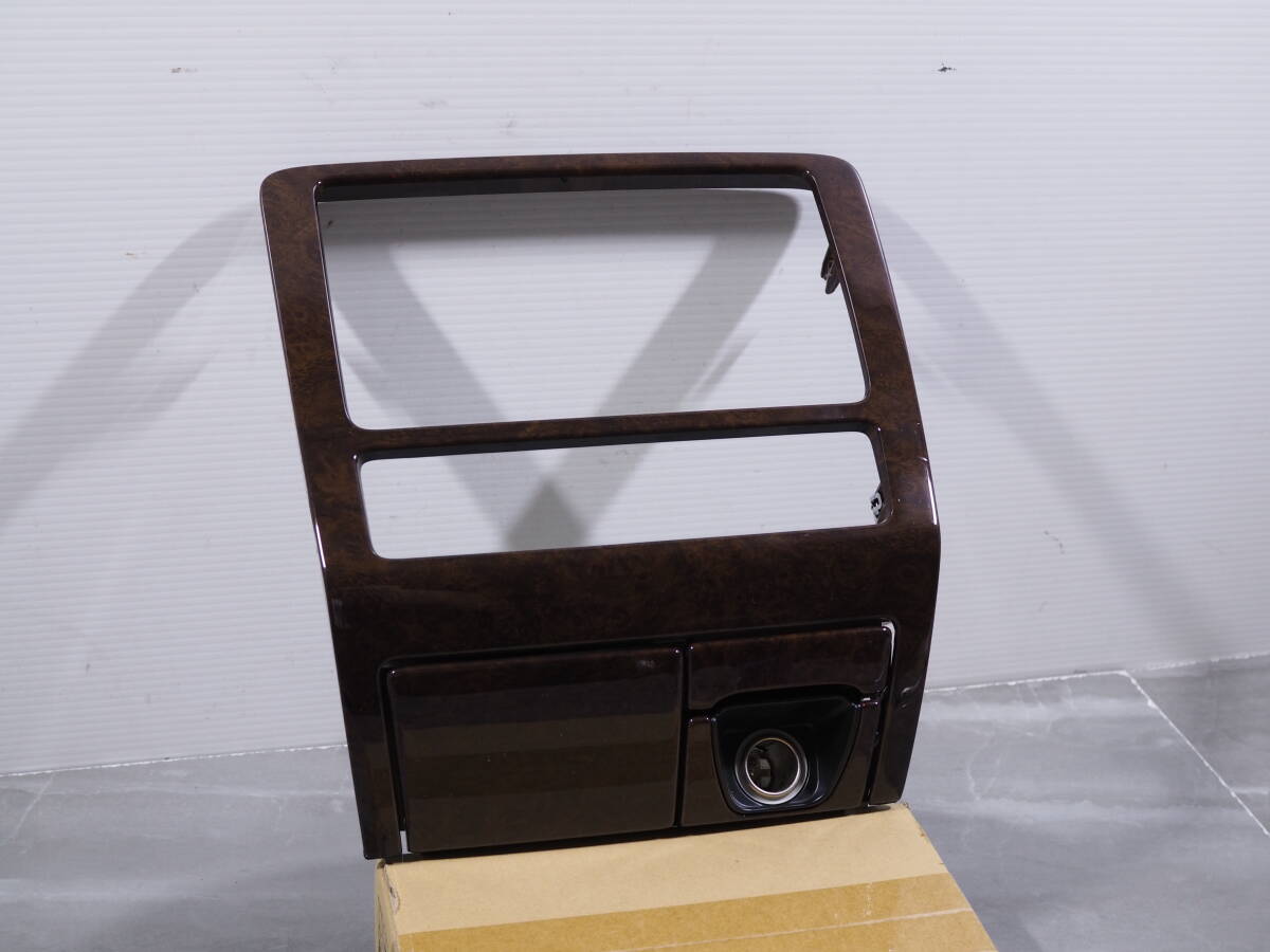 ■H11 トヨタ クラウンマジェスタ UZS151 純正 木目調 オーディオパネル 55405-30340 ウッドパネル カーナビパネル拍卖