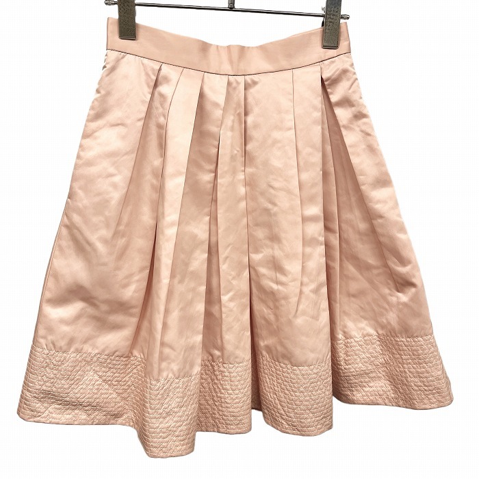 バナナリパブリック 【新品/訳アリ】 フレアスカート 裏地付き ポリ×コンジュゲート繊維 00 ピンクベージュ ベージュ系 レディース拍卖
