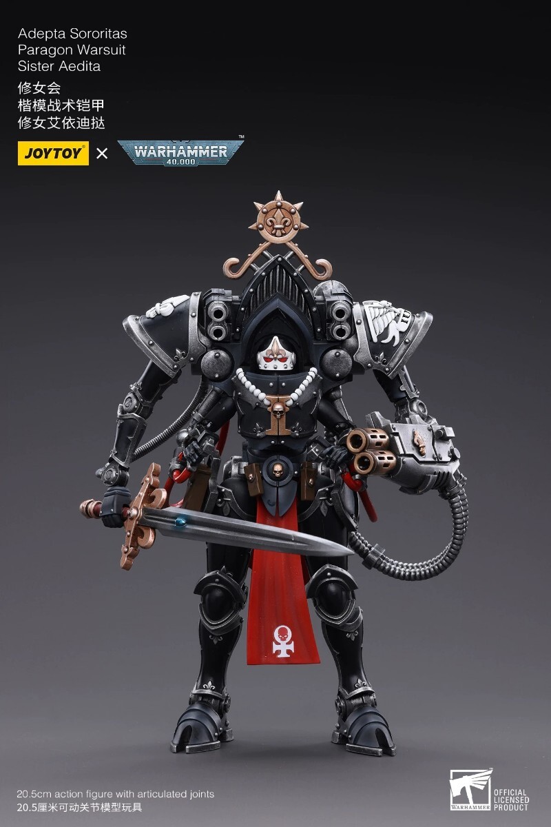JoyToy Source 1/18 ウォーハンマー40K アデプタ ソロリタス パラゴン ウォースーツ シスター エディタ 完成品 フィギュア拍卖