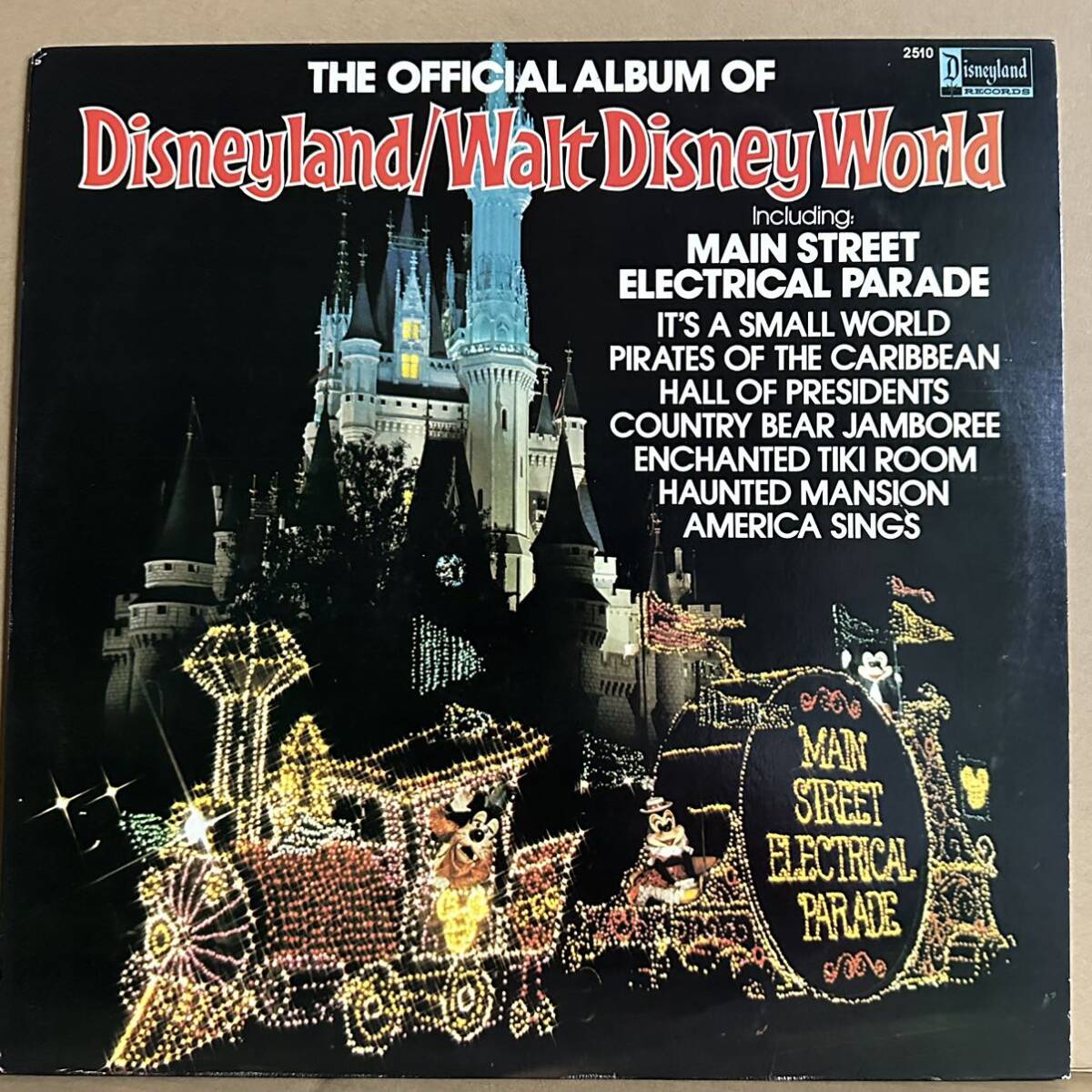 オリジナルUS盤 【LP】 ディズニーランド / メイン・ストリート・エレクトリカル・パレード ※ ウォルト・ディズニー・ワールド拍卖