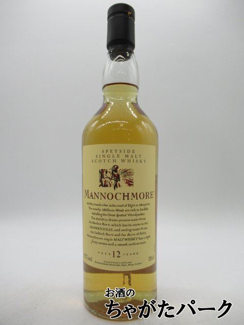 マノックモア 12年 (UD花と動物) 43度 700ml拍卖