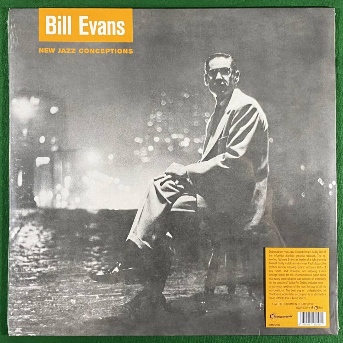未開封 匿名配送&補償付 シリアルナンバー クリア盤 ビル・エヴァンス 丁寧な梱包 レコード Bill Evans New Jazz Conceptions 1LP Jazz 拍卖