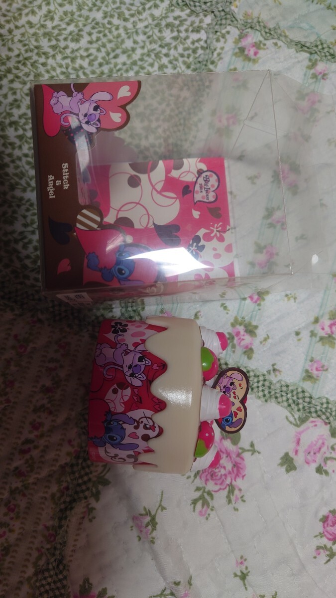 ディズニーストア ケーキ 小物入れ 2008年 スティッチ エンジェル拍卖