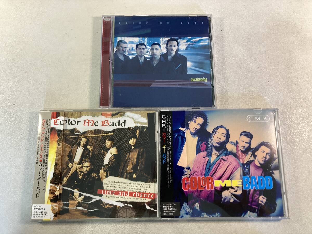 【W9352】カラー・ミー・バッド CD アルバム 3枚セット●Color Me Badd●C.M.B.●Time and Chance●Awakening拍卖