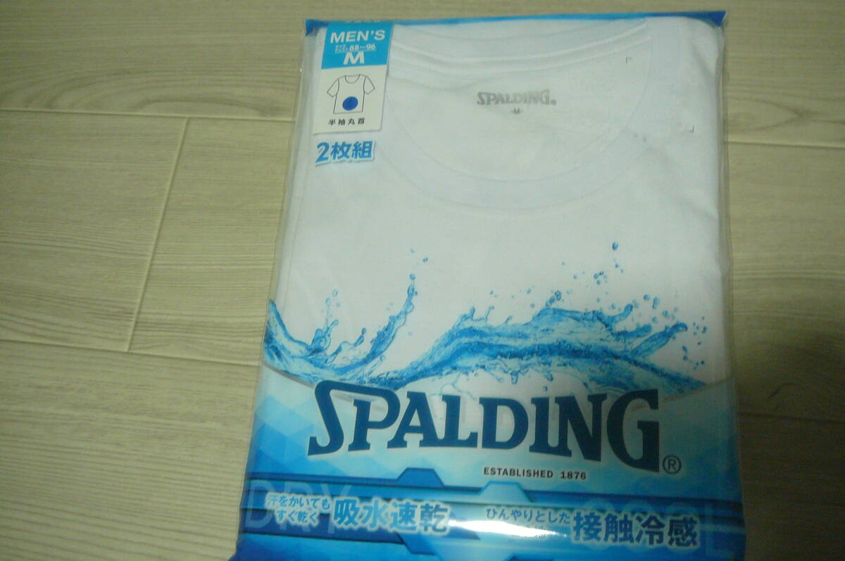 ●SPALDING丸首半袖シャツ(M)2枚スポルディング拍卖