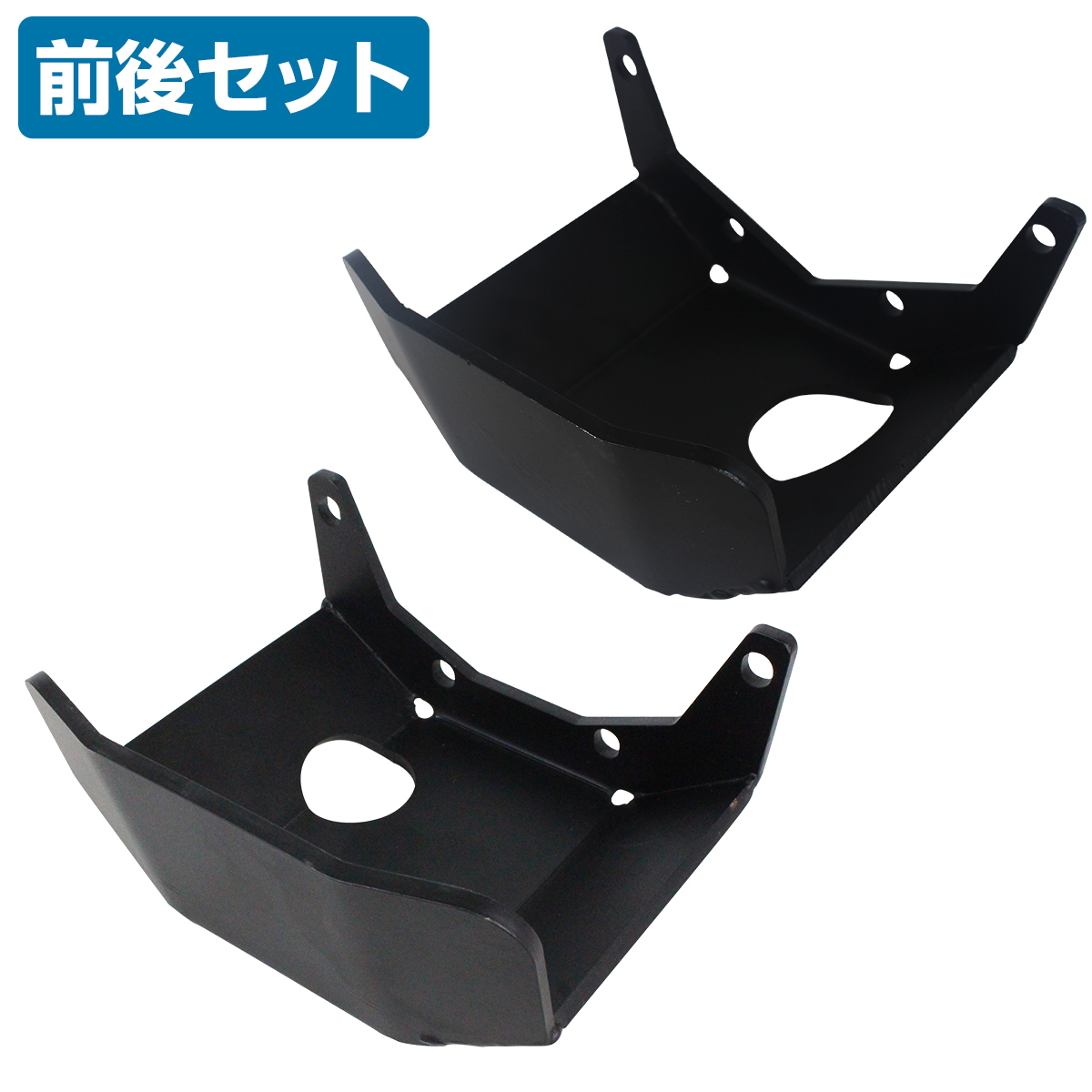 ジムニー JA11 フロント リア デフガード セット クロカン オフロード 補強 サポート デフ カバー プレート ボルトオン設計拍卖