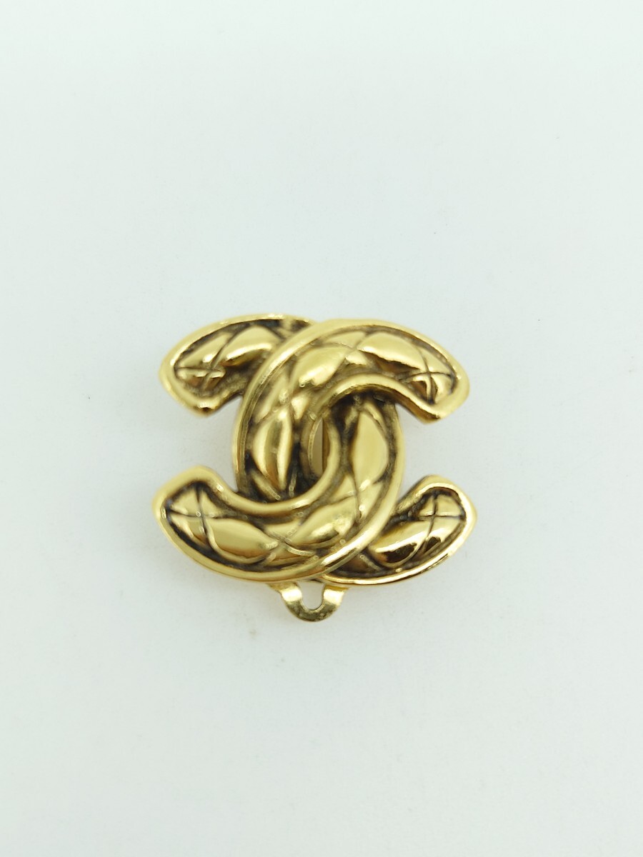 CHANEL シャネル マトラッセ イヤリング 片方のみ ヴィンテージ拍卖