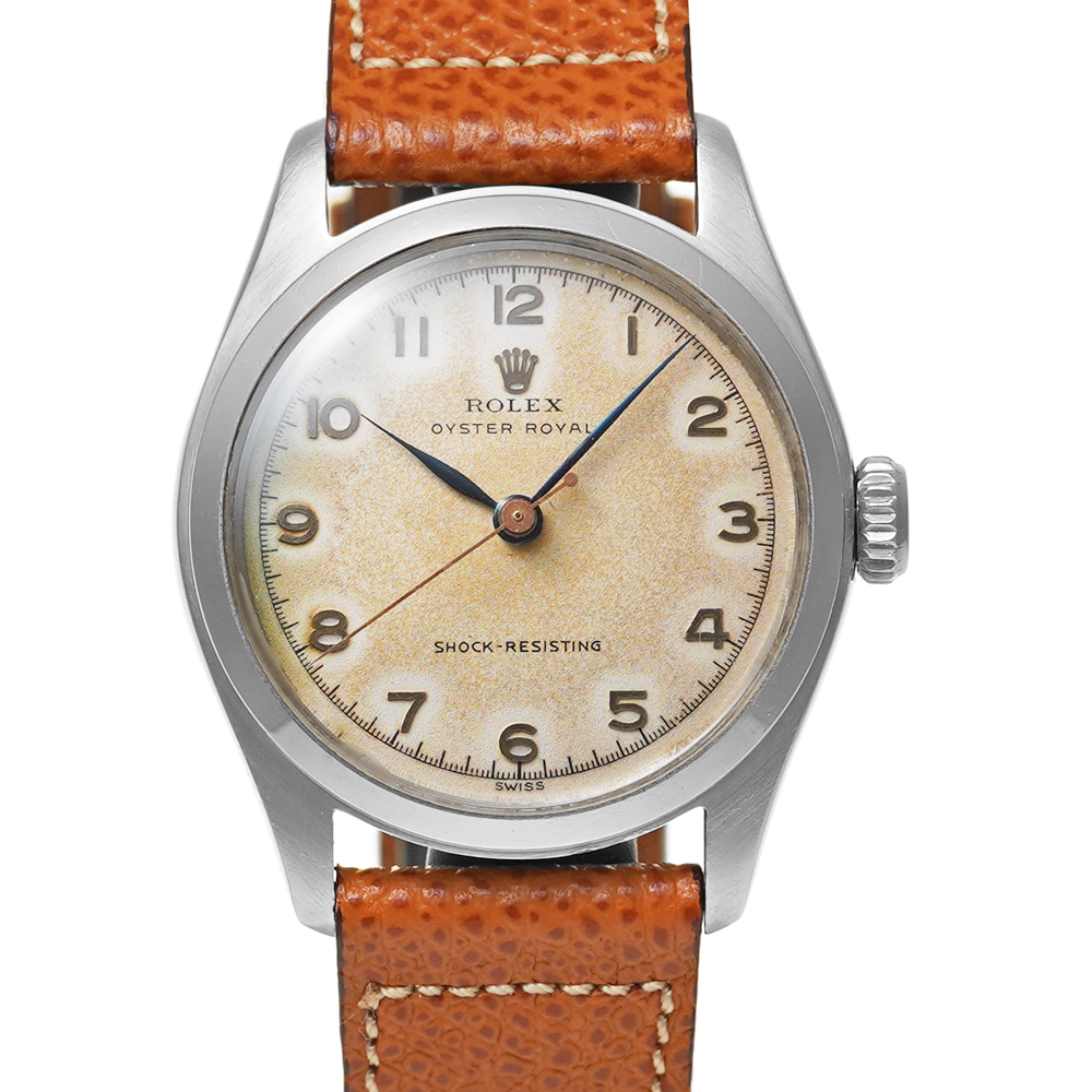 ROLEX オイスター ロイヤル Ref.6144 アイボリー アンティーク品 メンズ 腕時計拍卖