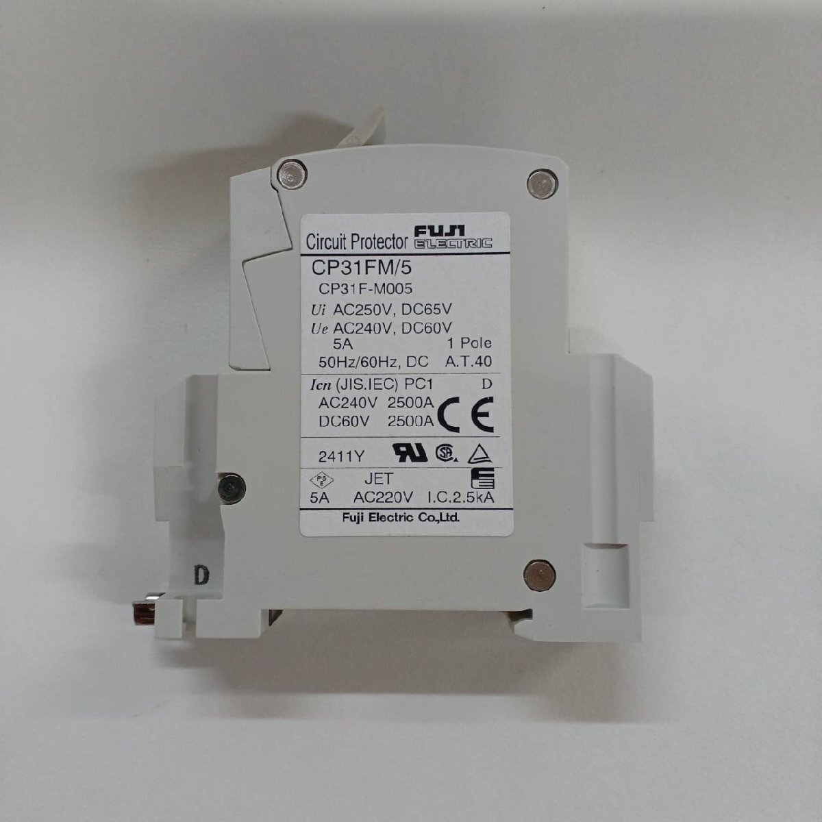 【新品未使用品】 CP31 FM/5 富士電機 サーキットプロテクタ CP-F形 FUJI B-3拍卖