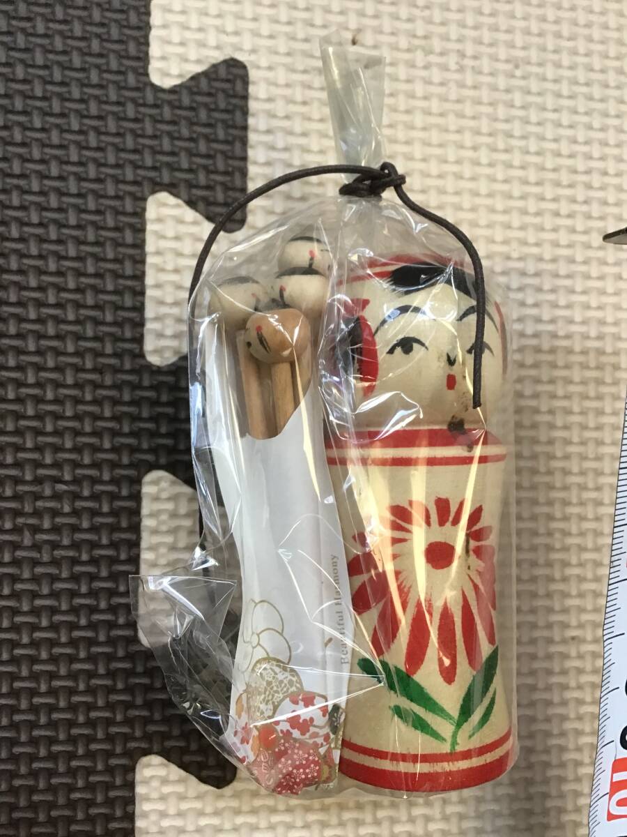 未使用 こけし 爪楊枝 入れ つまようじ 民芸品 創作こけし 工芸 拍卖