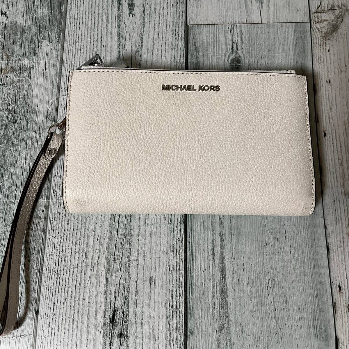 MICHAEL KORS マイケルコース 折り財布 二つ折り 二つ折り財布 ホワイト新品 未使用拍卖