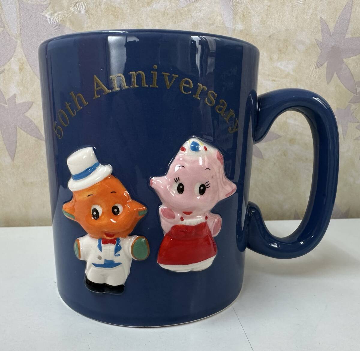 中古 50thアニバーサリー マグカップ 未使用品(紺)拍卖