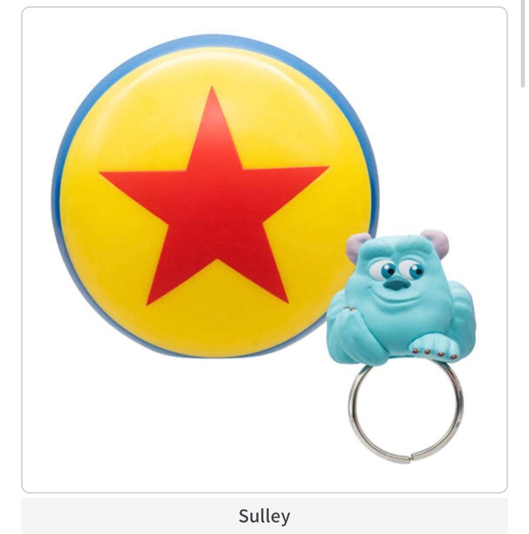 ○即決 新品未使用 ガチャガチャ 【PIXAR Ringcolle! リンコレ サリー sulley 】モンスターズインク カプセル ミニブック付き拍卖