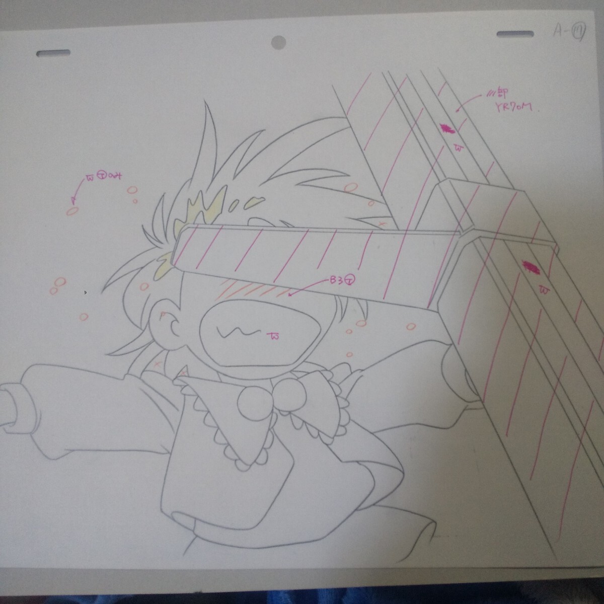 原画 絶対無敵ライジンオー 池田れい子2枚拍卖