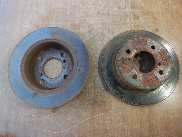 パレット SW ローター 左右 平成22年 DBA-MK21S フロント ブレーキ ディスク SX 16.2万㎞ ルークス 即決あり ii拍卖