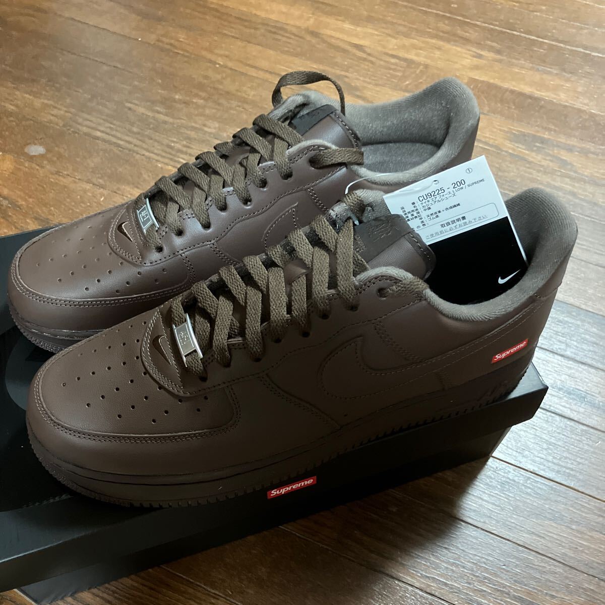 Nike AIR FORCE1 SUPREME us12拍卖