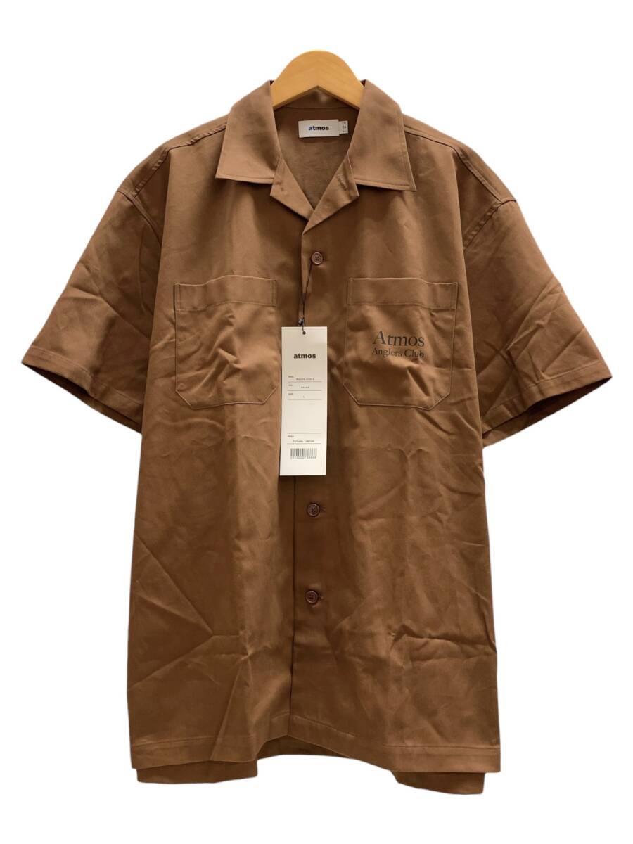 ATMOS (アトモス) Anglers Club SS Shirts アングラーズ クラブ ショートスリーブ 半袖シャツ MA23S-SH010 L ブラウン メンズ/036拍卖