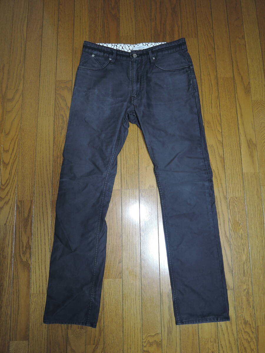 nonnative ノンネイティブ 18SS バックサテン コットン パンツ 1 黒 ウオッシュ加工 DWELLER 5P JEANS USUAL FIT COTTON BACK SATIN //拍卖