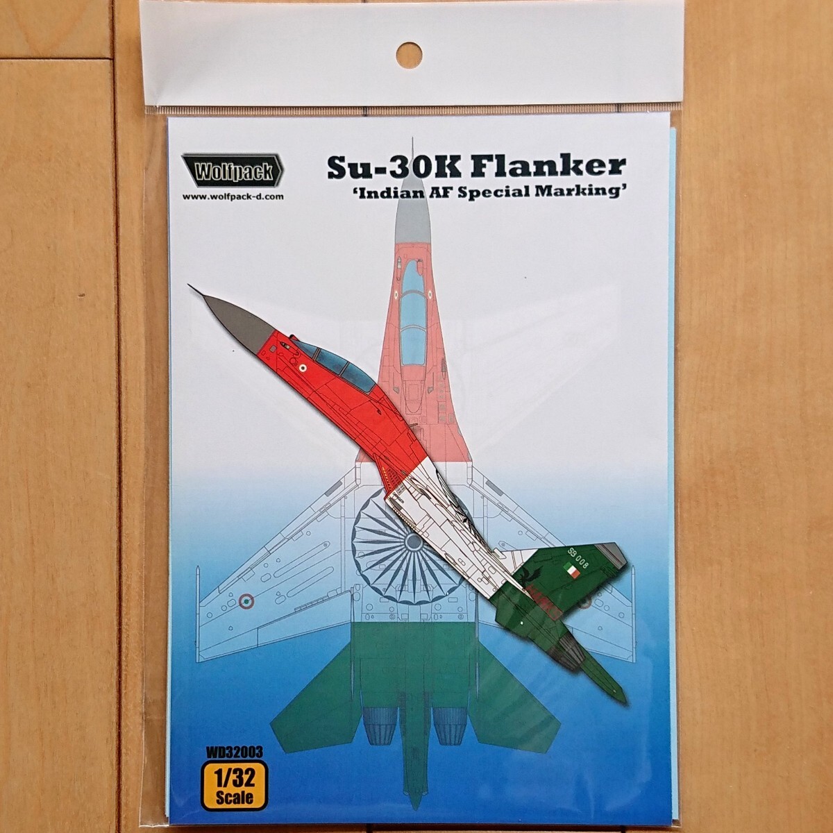 【新品】Wolfpack ウルフパック WD32003 1/32 Su-30K Flanker フランカー 'IndianAF Special Marking' インド空軍特別塗装機デカールセット拍卖