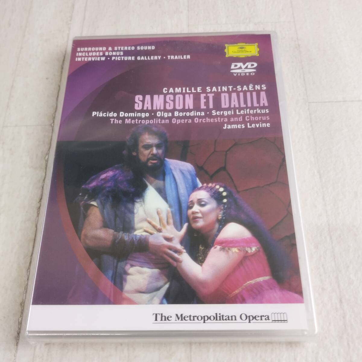 1MD3 未開封 DVD ジェイムズ・レヴァイン サン=サーンス歌劇 「サムソンとダリラ」拍卖