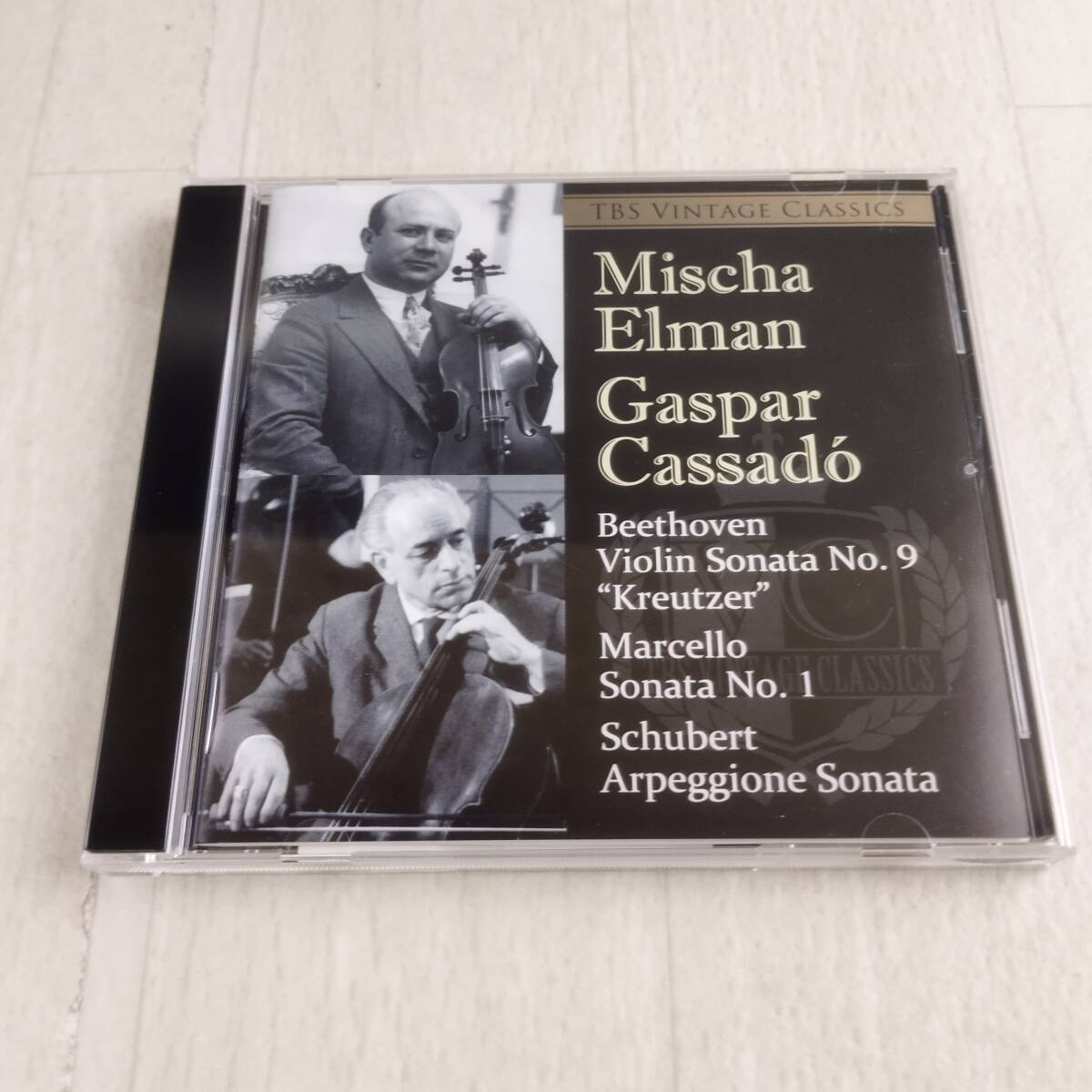 1MC15 CD ミシャ・エルマン ベートーヴェン ヴァイオリン・ソナタ 第9番 帯付き SACD拍卖