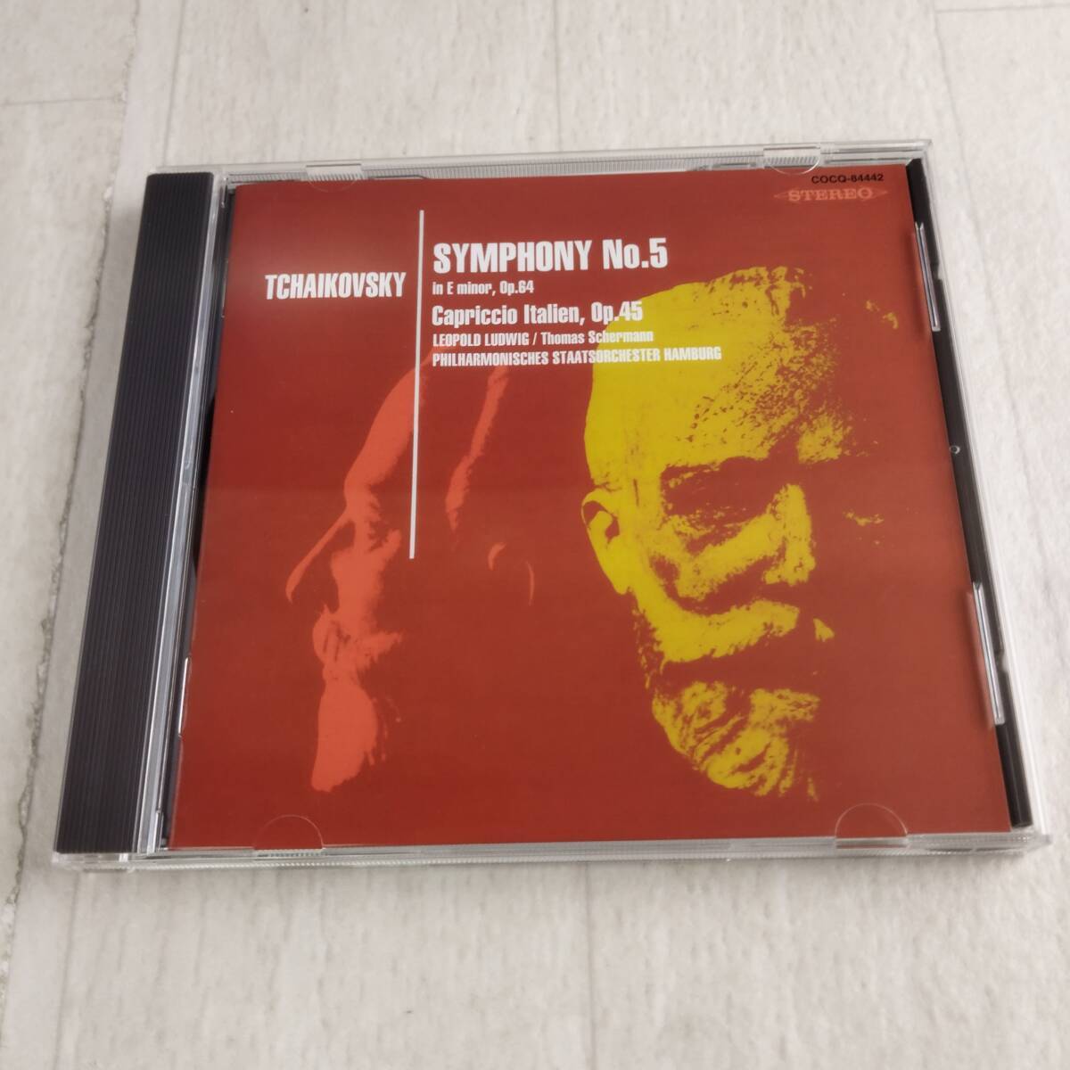 1MC3 CD ルートヴィッヒ ハンブルク国立フィルハーモニー管弦楽団 チャイコフスキー 交響曲第5番 帯付き拍卖