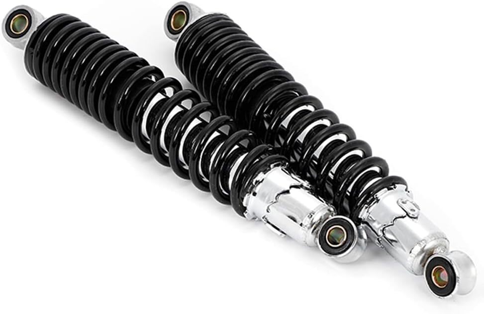 【快適な乗り心地を実現】汎用!バイク用リアショック310mm 左右セット ブラック 新品 修理交換拍卖