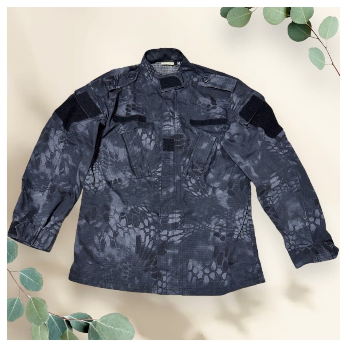 黒 タイフォン FBFALCON タクティカルジャケット 戦闘服 サバゲー 迷彩服 ブラック拍卖