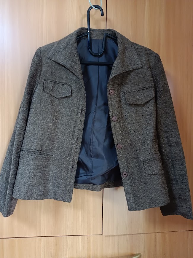 レデイース ツイード パンツスーツ L 古着 中国製拍卖