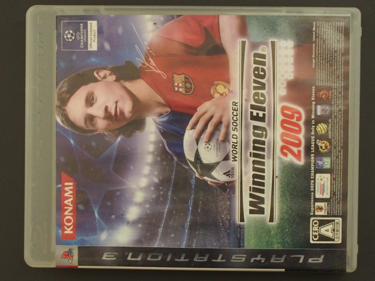 中古 SONY PlayStation3 プレイステーション3 コナミ KONAMI ワールドサッカー ウィニングイレブン2009 BLJM60098 管理No.9365拍卖