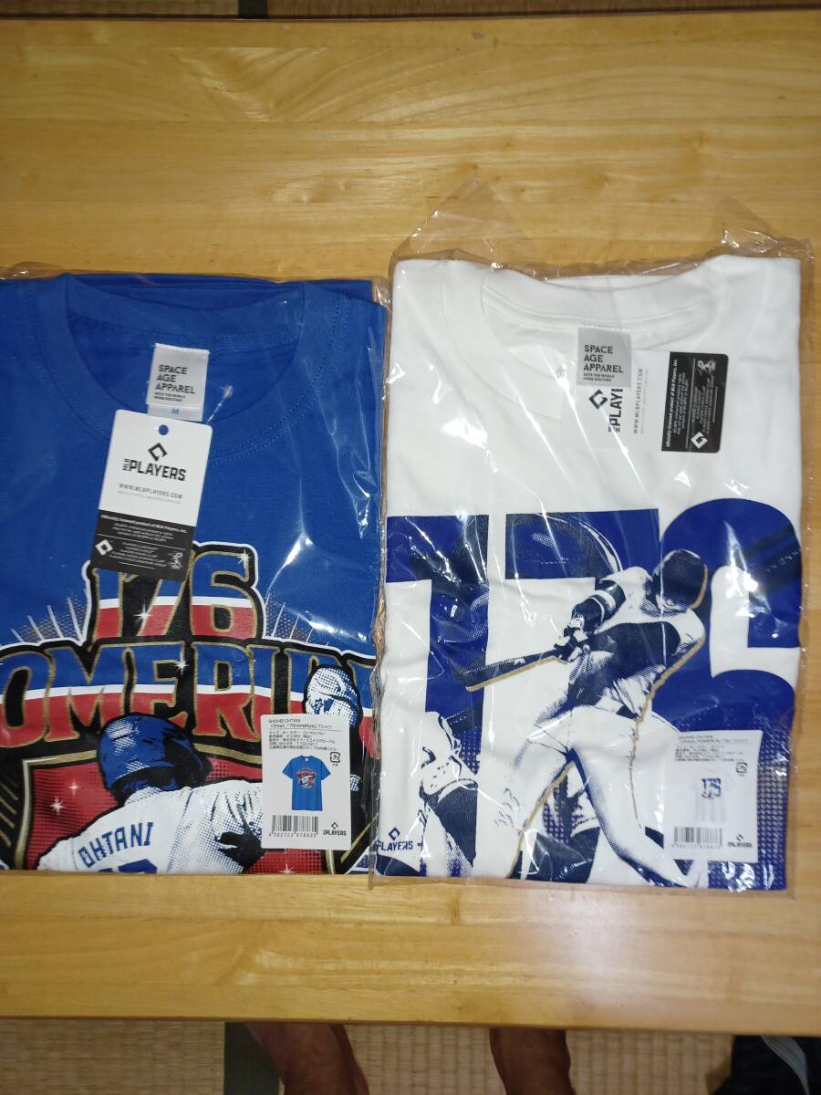 MLB公式!大谷翔平、MLB日本人選手通算ホームラン最多記録更新記念!メモリアルTシャツの発売!176本と偉業達成日が刻印されたメモリアル。拍卖