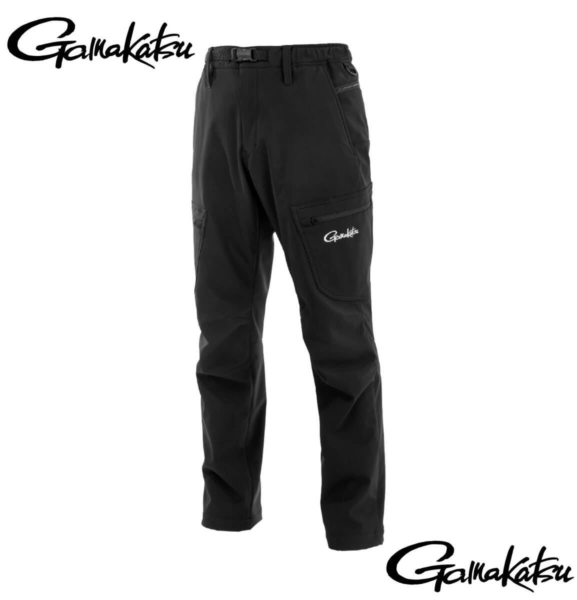 がまかつNEW★ストレッチフィッシングパンツ GM3754/黒黒・M拍卖