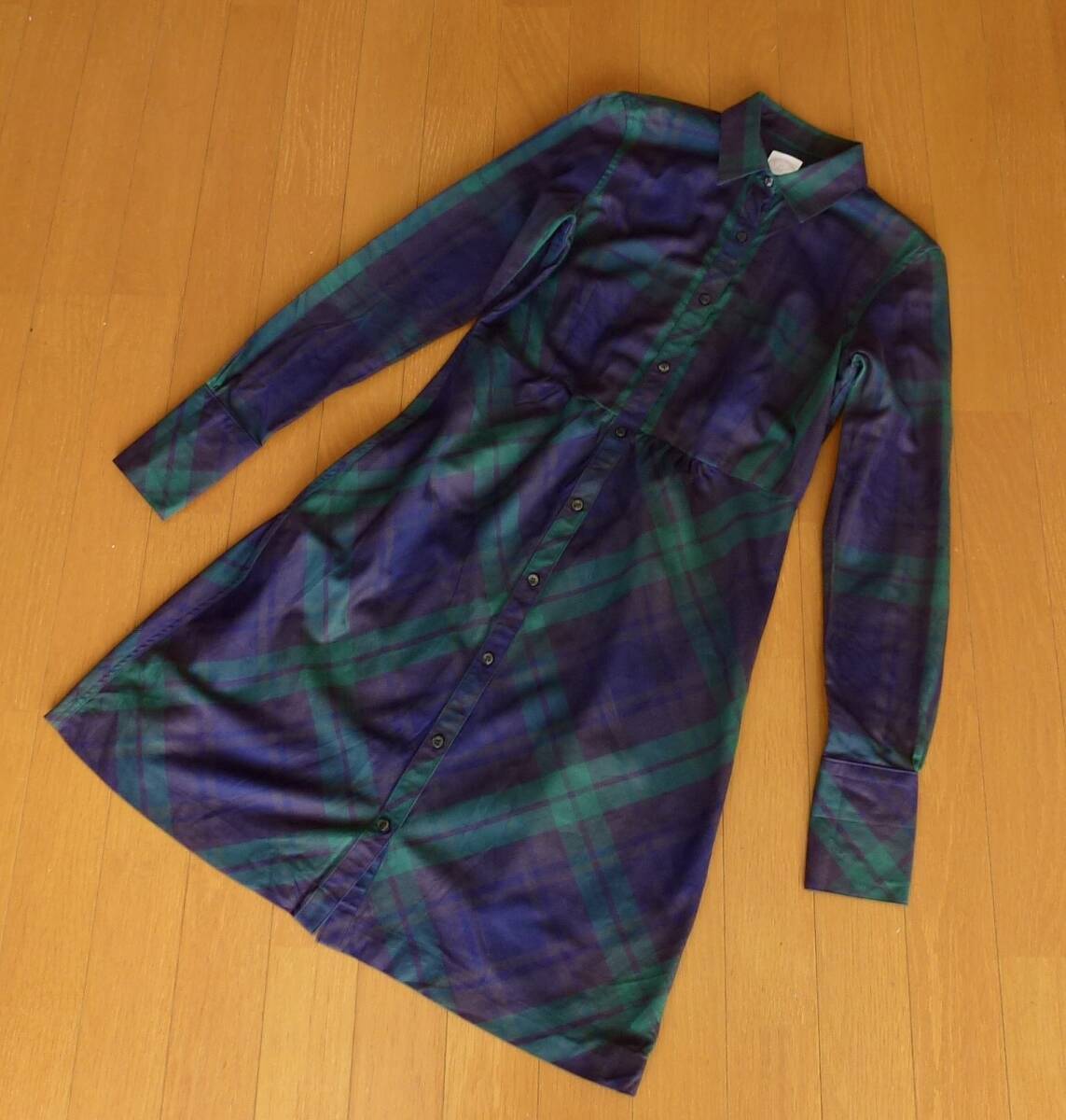 BROOKS BROTHERS ブルックスブラザーズ シャツワンピース タータンチェック 即決あり!拍卖