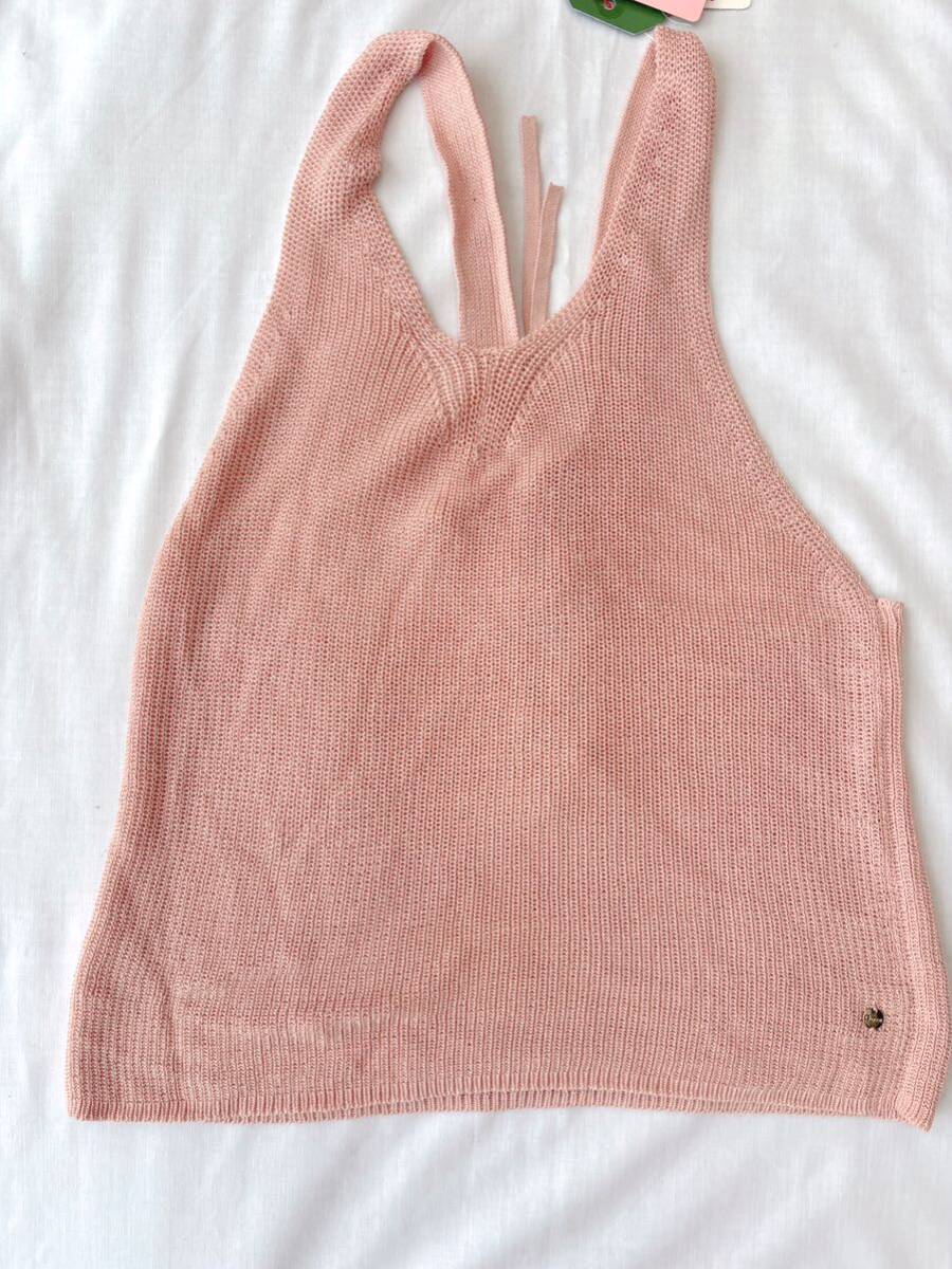 新品 チャコット バランス★9,790円 ニットタンクトップス M ぺールピンク拍卖