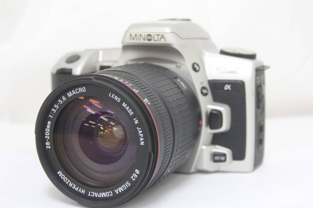 【返品保証】 ミノルタ Minolta α Sweet Sigma Compact Hyperzoom 28-200mm F3.5-5.6 Macro ボディレンズセット v6140拍卖