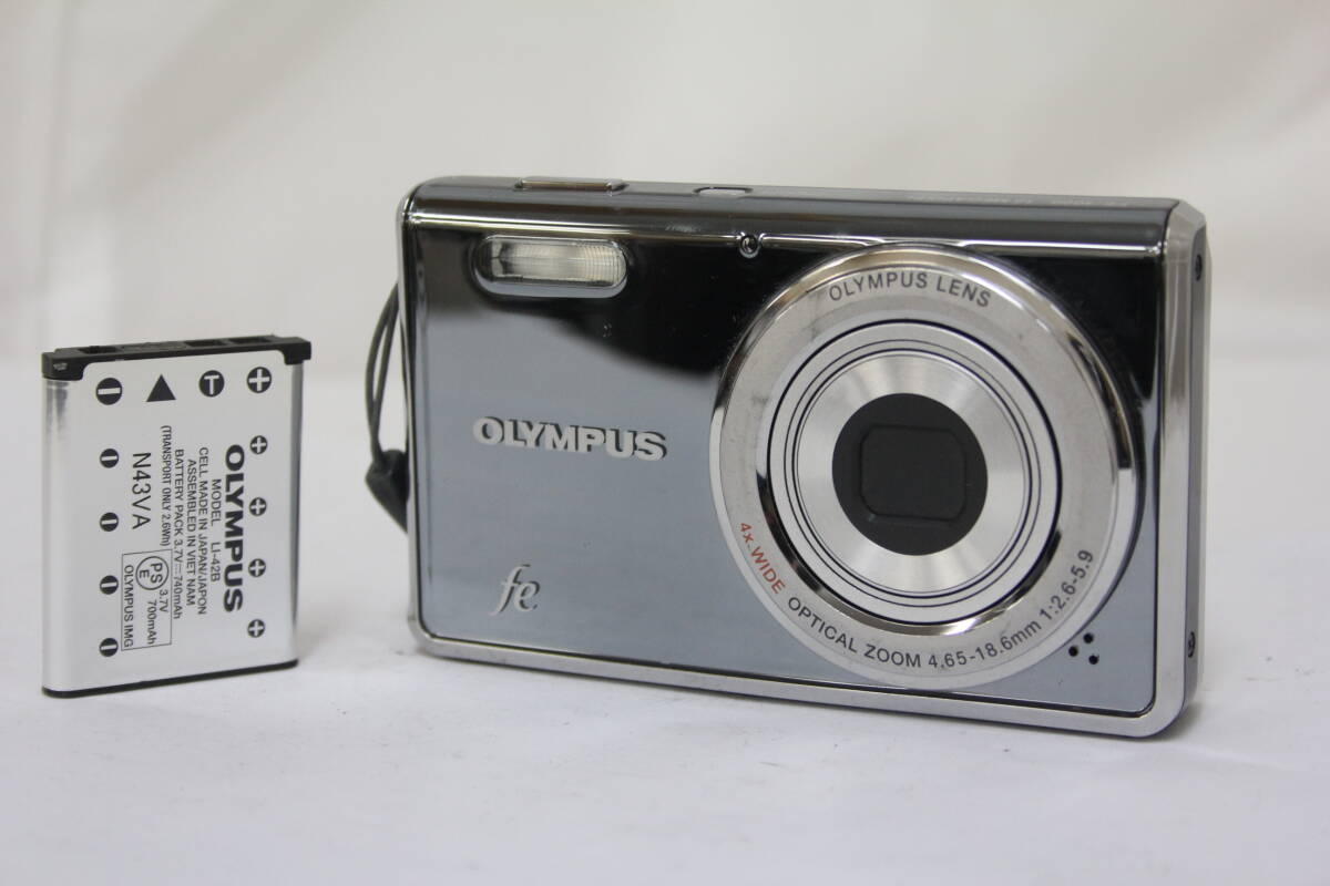 【返品保証】 オリンパス Olympus FE-4000 4x Wide バッテリー付き コンパクトデジタルカメラ v6287拍卖